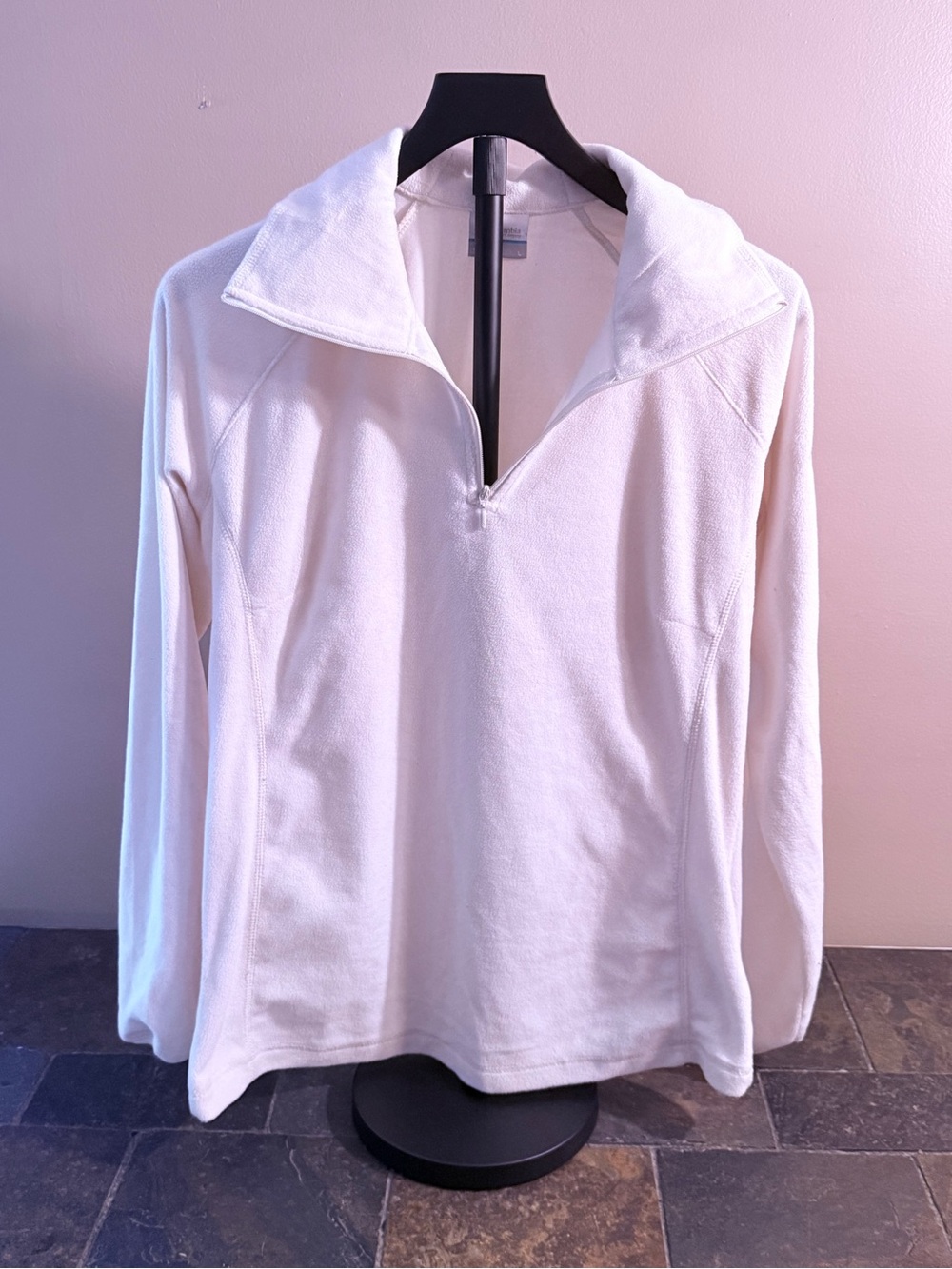 Columbia Women's Cream Half-Zip Pullover